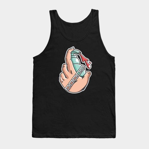 Hand Sanitizer Icon Tank Top by giggleapin